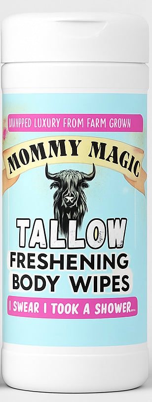 Mommy Magic: I Swear I Took A Shower Tallow Wipes